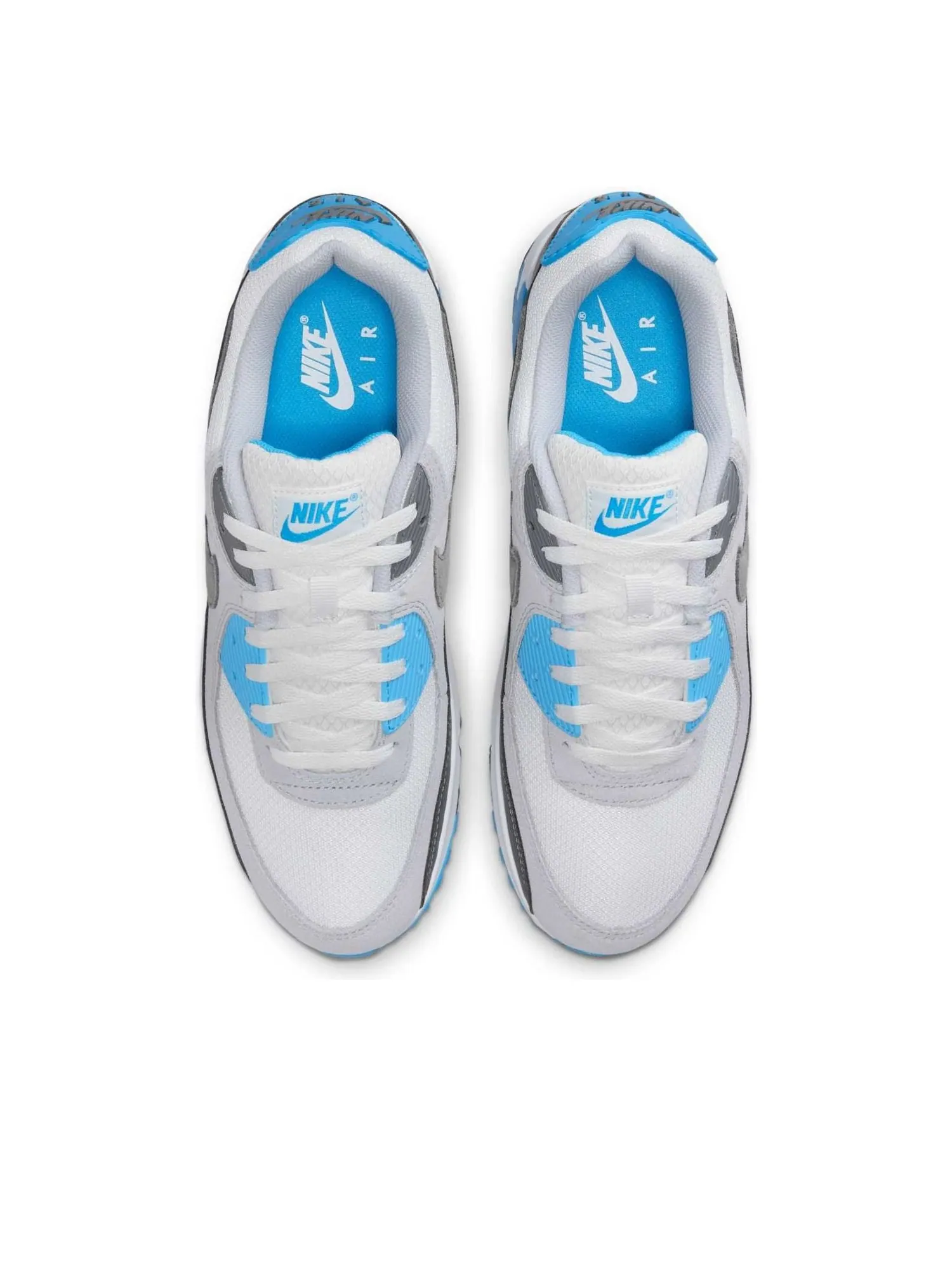 Кроссовки Nike Air Max 90 'Blue Lighting' — изображение 2 из 6, серый