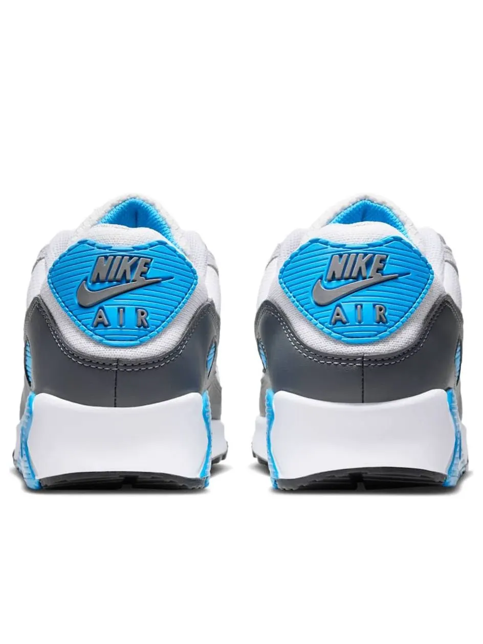 Кроссовки Nike Air Max 90 'Blue Lighting' — изображение 3 из 6, серый