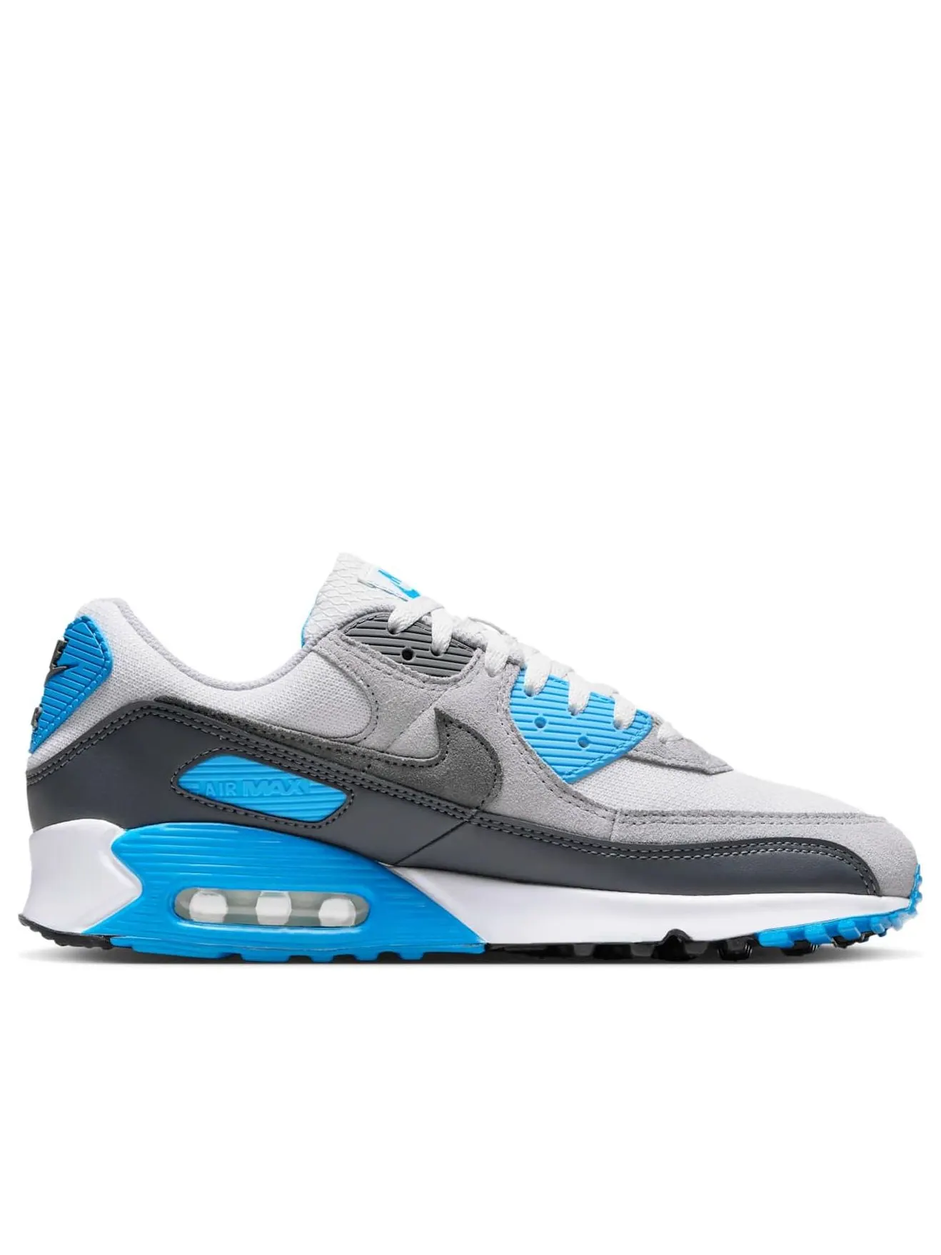 Кроссовки Nike Air Max 90 'Blue Lighting' — изображение 6 из 6, серый