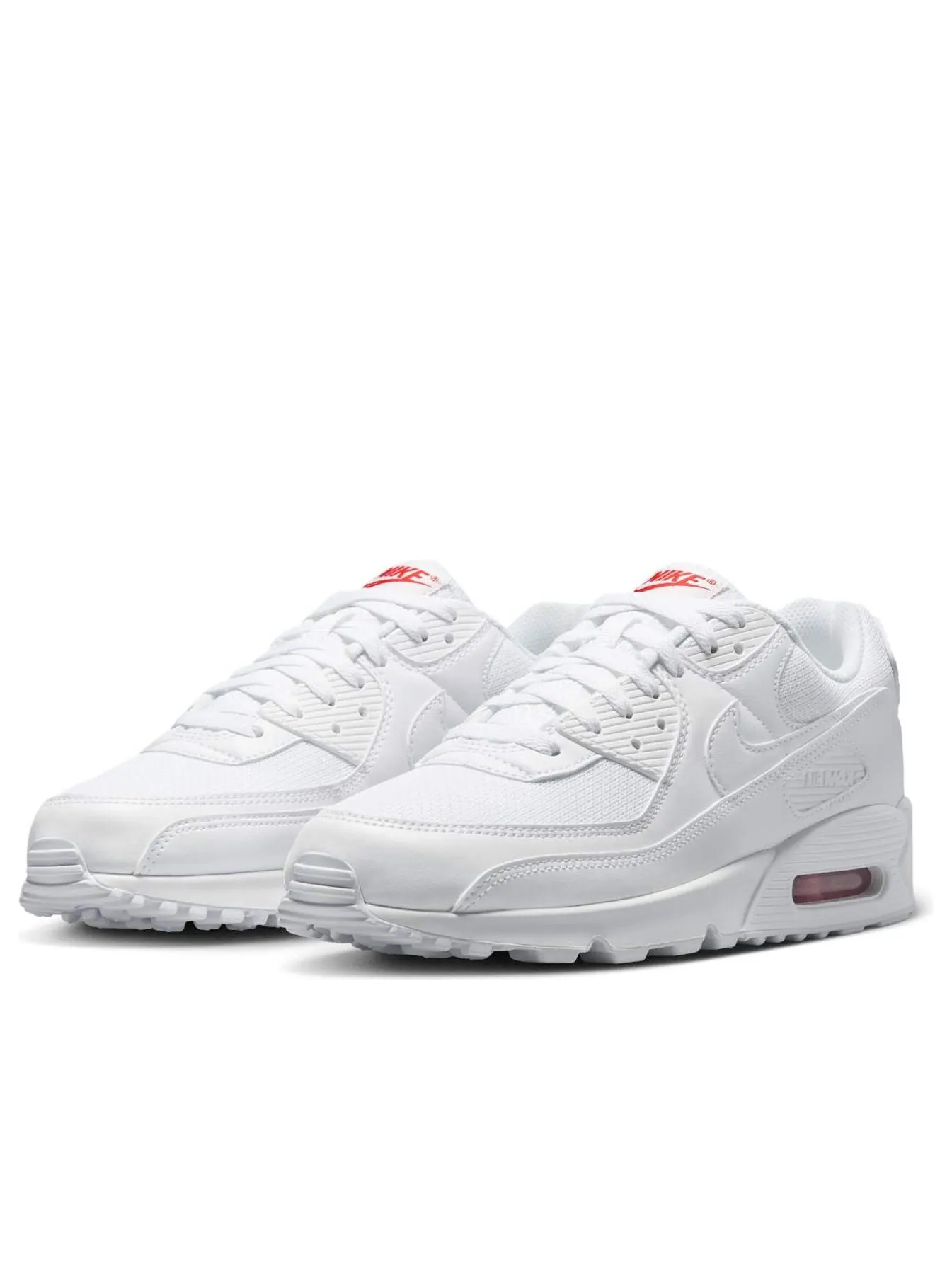 Кроссовки Nike Air Max 90 'White Light Crimson' — изображение 3 из 6, белый