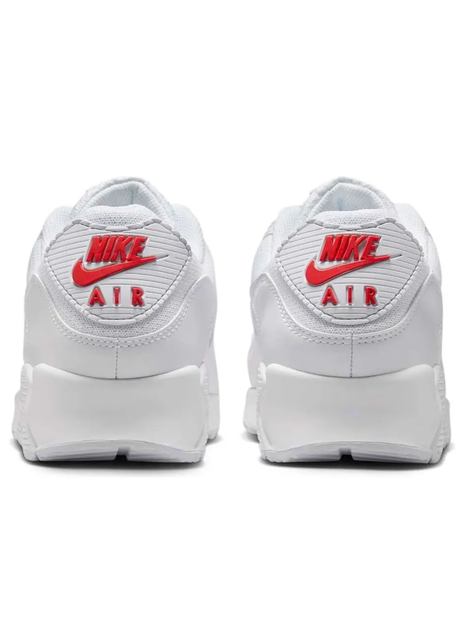 Кроссовки Nike Air Max 90 'White Light Crimson' — изображение 5 из 6, белый