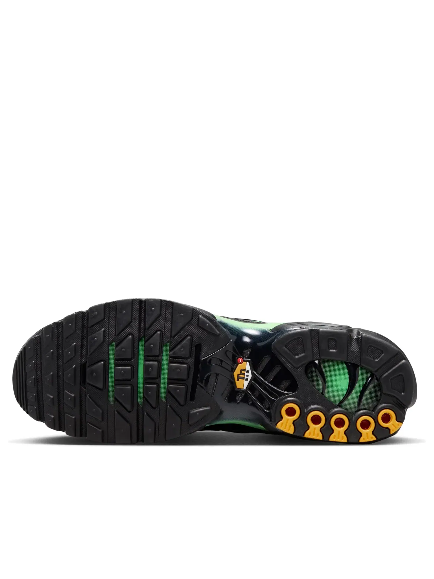 Мужские кроссовки с шнуровкой Air Max Plus Black Illusion Green Nike — изображение 7 из 7, черный