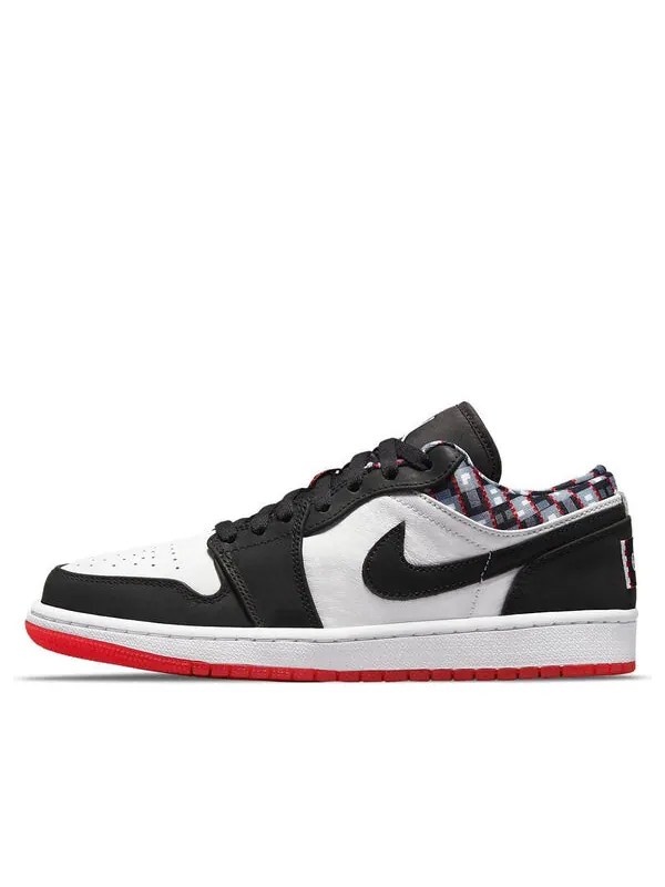 Кроссовки 1 низкие Air Jordan — изображение 1 из 4, черный/белый