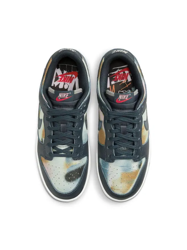 Кроссовки dunk low premium 'graffiti pack - obsidian' Nike — изображение 4 из 4, белый