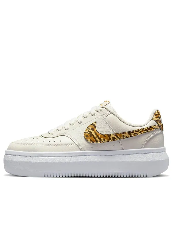 Кроссовки Court Vision Alta Low Nike — изображение 1 из 4, белый/желтый