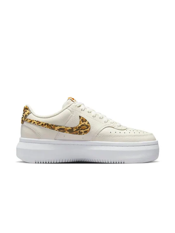 Кроссовки Court Vision Alta Low Nike — изображение 2 из 4, белый/желтый