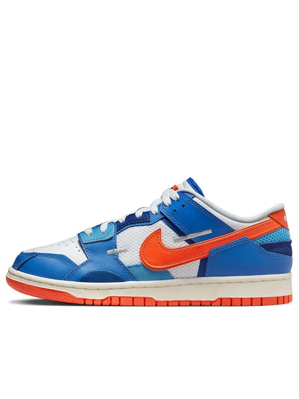 Кроссовки dunk low scrap 'knicks' Nike — изображение 1 из 4, синий/белый/оранжевый