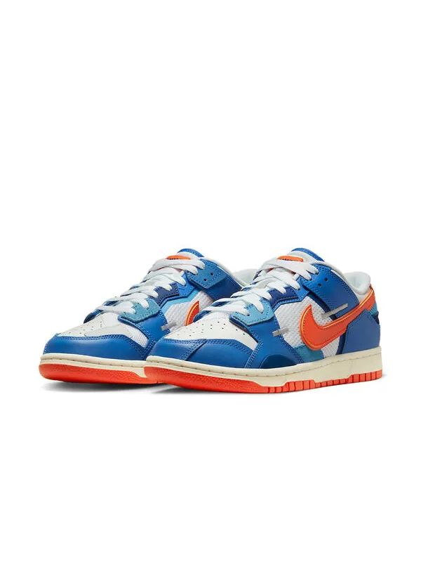 Кроссовки dunk low scrap 'knicks' Nike — изображение 3 из 4, синий/белый/оранжевый