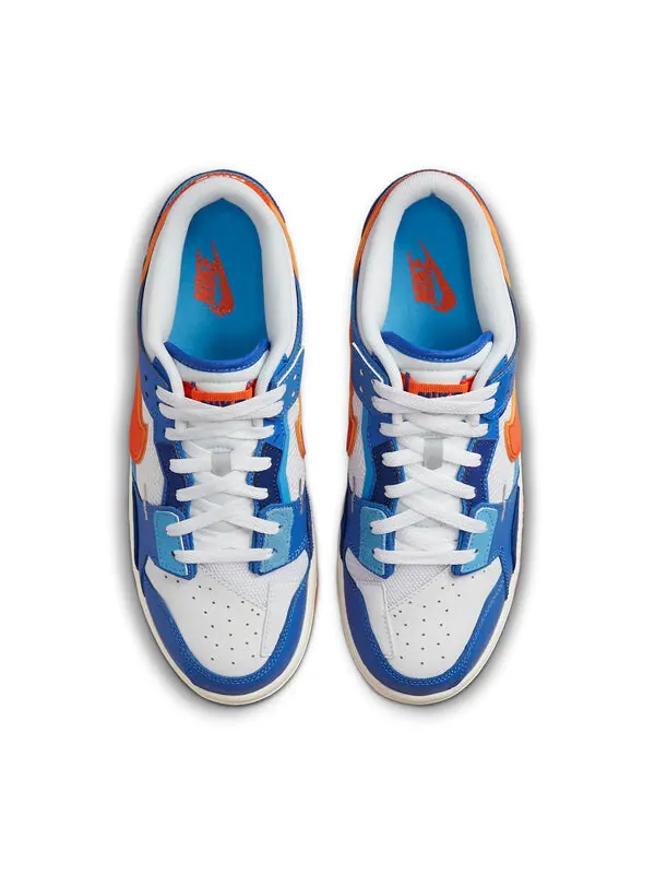 Кроссовки dunk low scrap 'knicks' Nike — изображение 4 из 4, синий/белый/оранжевый