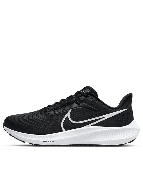 Кроссовки air zoom pegasus 39 extra wide 'black dark smoke grey' Nike — изображение 1 из 4, черный/белый