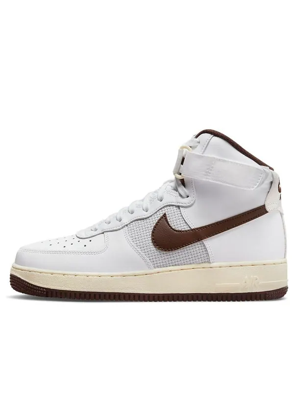 Кроссовки air force 1 high '07 'white light chocolate' Nike — изображение 1 из 4, белый
