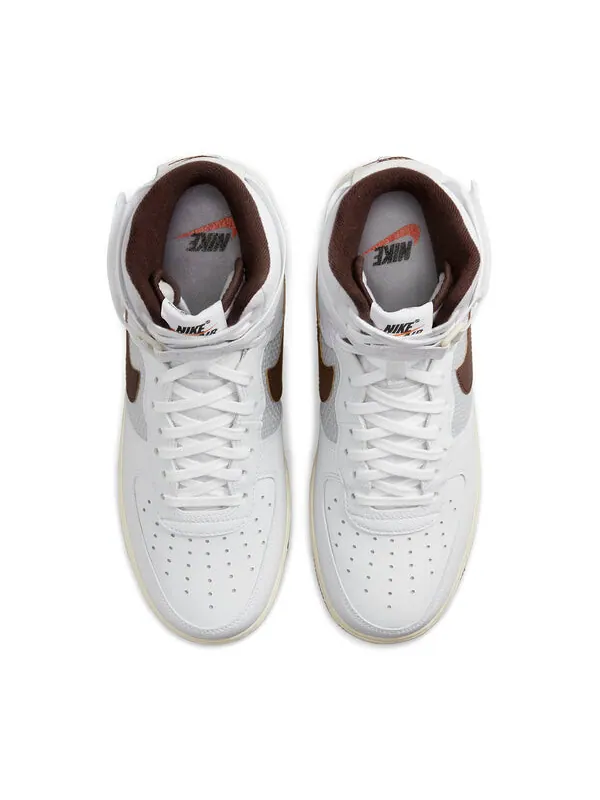 Кроссовки air force 1 high '07 'white light chocolate' Nike — изображение 4 из 4, белый