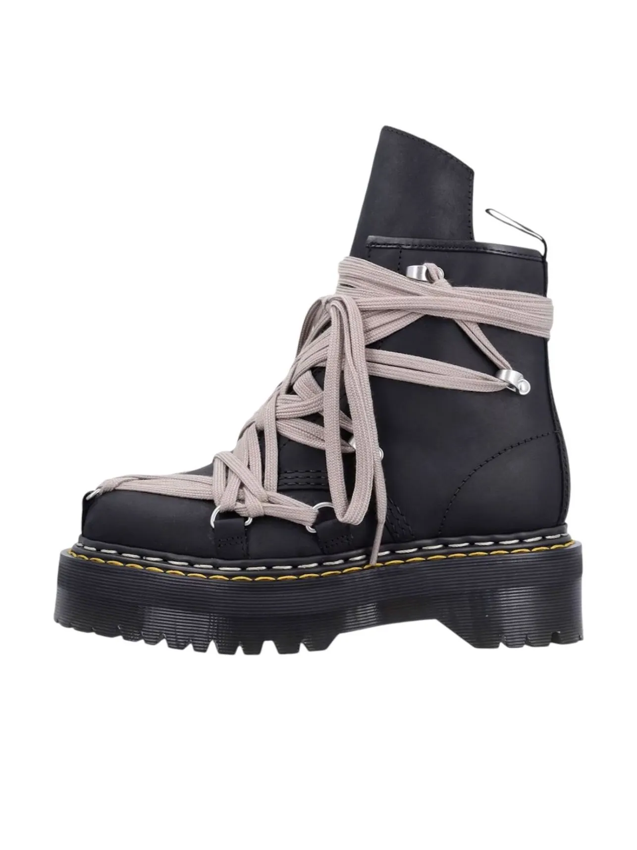 Ботинки Dr. Martens 1460 DRKSHDW Quad Sole Mega Lace Boot Rick Owens Black, высокие — изображение 1 из 1, черный