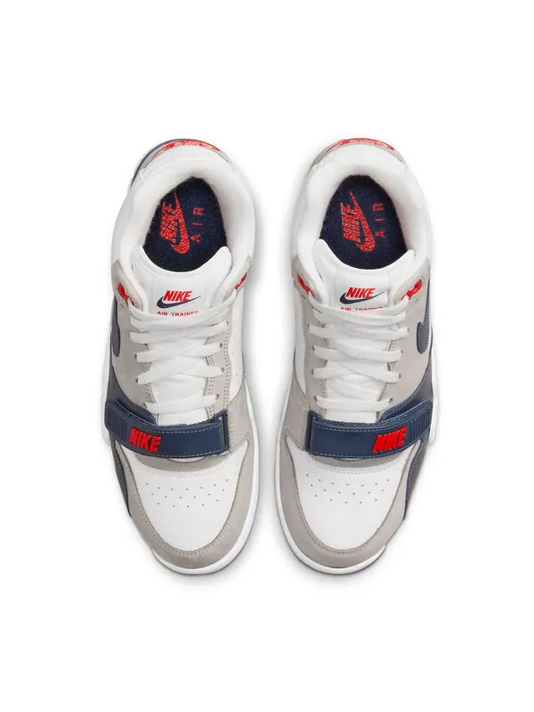 Кроссовки air trainer 1 mid Nike — изображение 4 из 4, серый/белый/синий