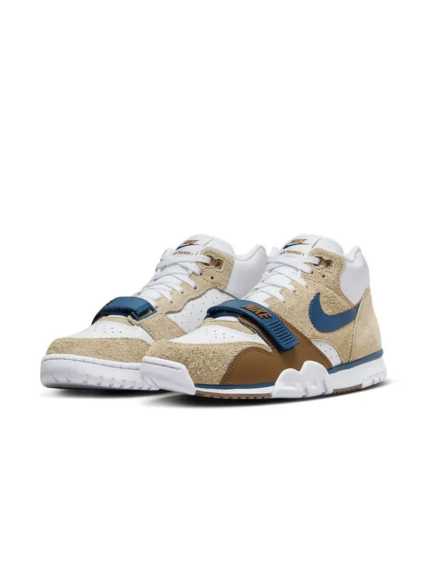 Кроссовки air trainer 1 mid Nike — изображение 3 из 4, белый/коричневый