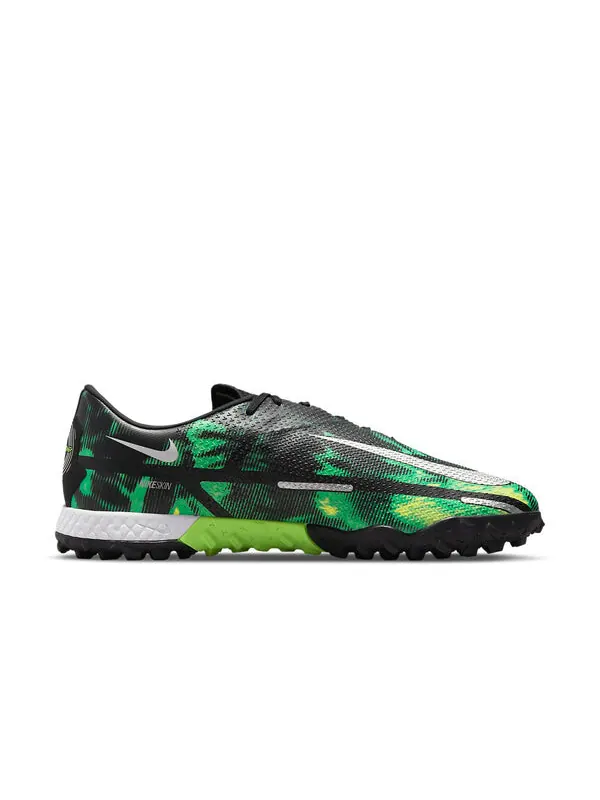 Кроссовки phantom gt2 sw tf Nike — изображение 2 из 4, зеленый/черный