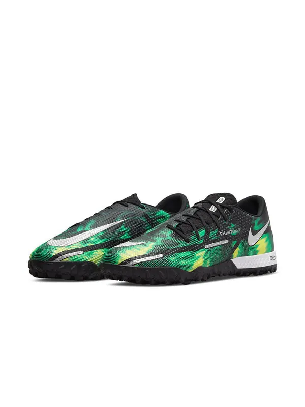 Кроссовки phantom gt2 sw tf Nike — изображение 3 из 4, зеленый/черный