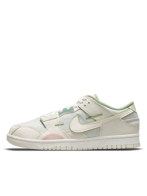 Кроссовки dunk scrap se Nike — изображение 1 из 4, белый/зеленый