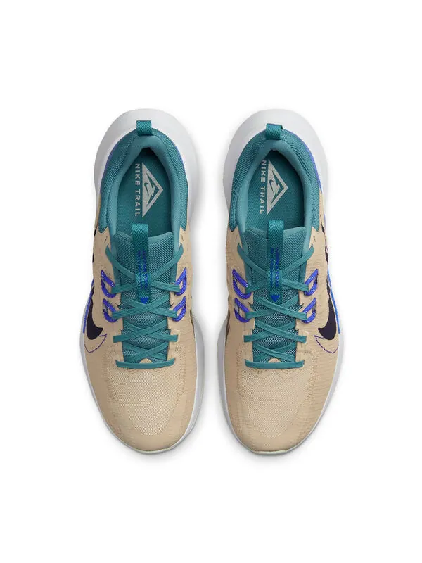Кроссовки juniper trail 2 next nature 'sanddrift mineral teal' Nike — изображение 4 из 4, коричневый