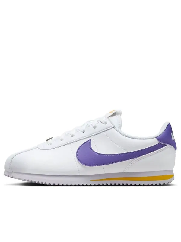 Кроссовки Кортес Nike — изображение 1 из 4, белый//фиолетовый