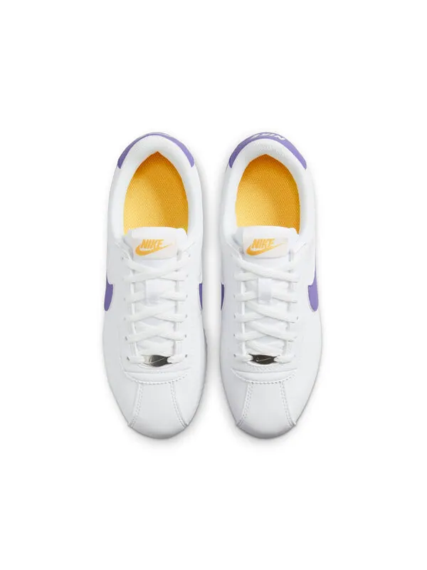 Кроссовки Кортес Nike — изображение 4 из 4, белый//фиолетовый