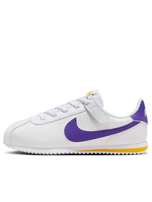 Кроссовки cortez easyon 'white varsity maize varsity purple' Nike — изображение 1 из 4, белый//фиолетовый