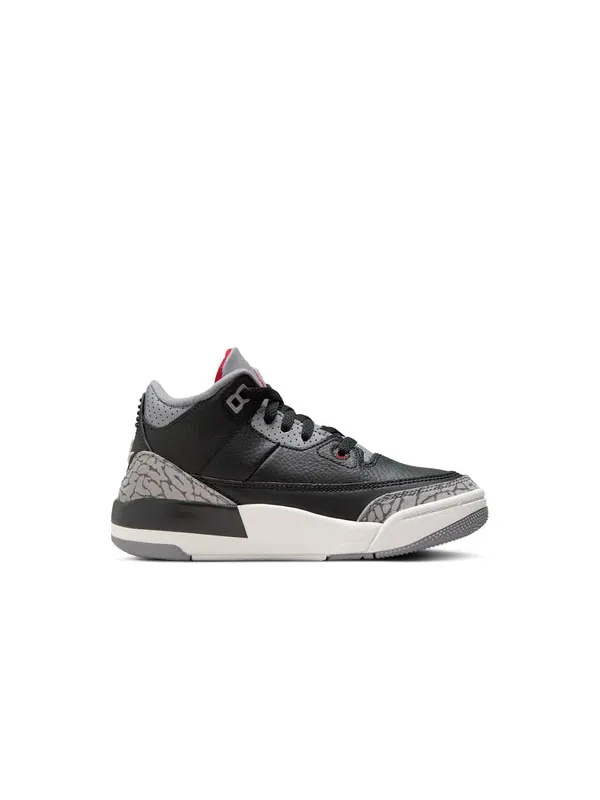 Кроссовки 3 og 'black cement' 2024 Air Jordan — изображение 2 из 4, черный/красный/серый