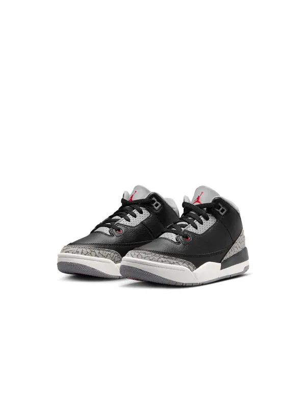 Кроссовки 3 og 'black cement' 2024 Air Jordan — изображение 3 из 4, черный/красный/серый