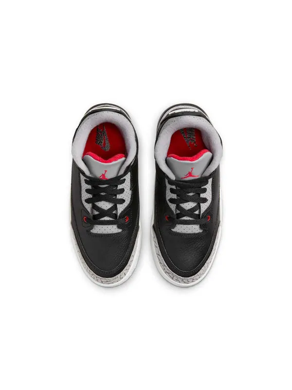 Кроссовки 3 og 'black cement' 2024 Air Jordan — изображение 4 из 4, черный/красный/серый