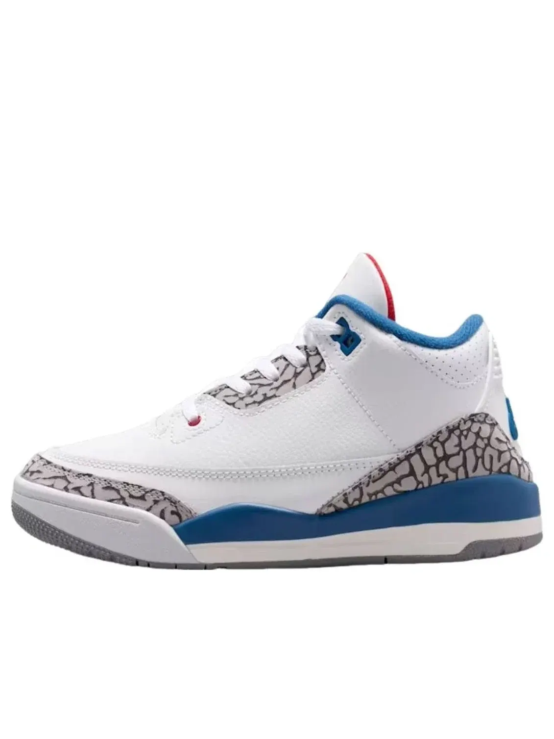 Детские кроссовки для мальчиков Air Jordan 3 Retro True Blue — изображение 1 из 5, белый