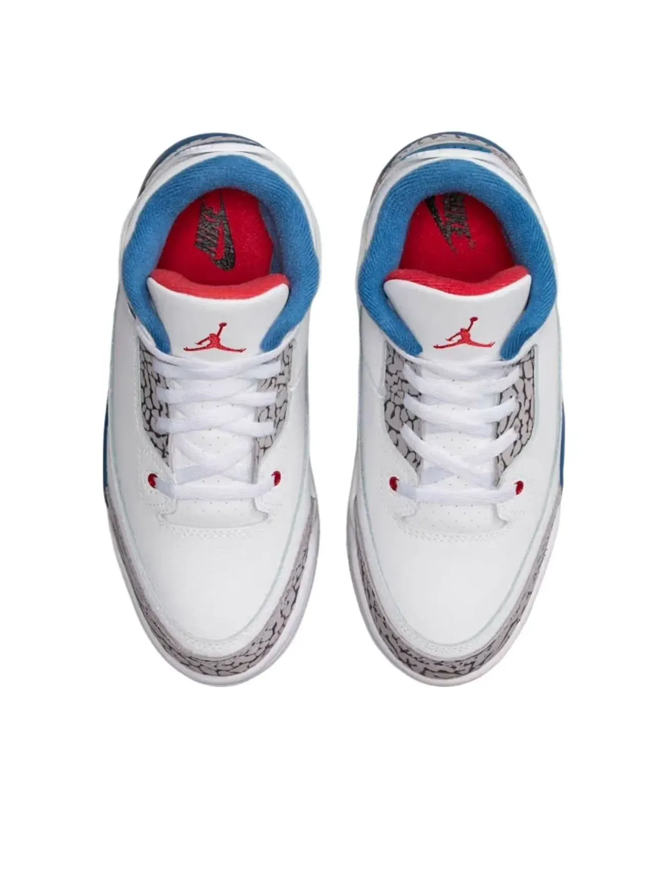 Детские кроссовки для мальчиков Air Jordan 3 Retro True Blue — изображение 3 из 5, белый