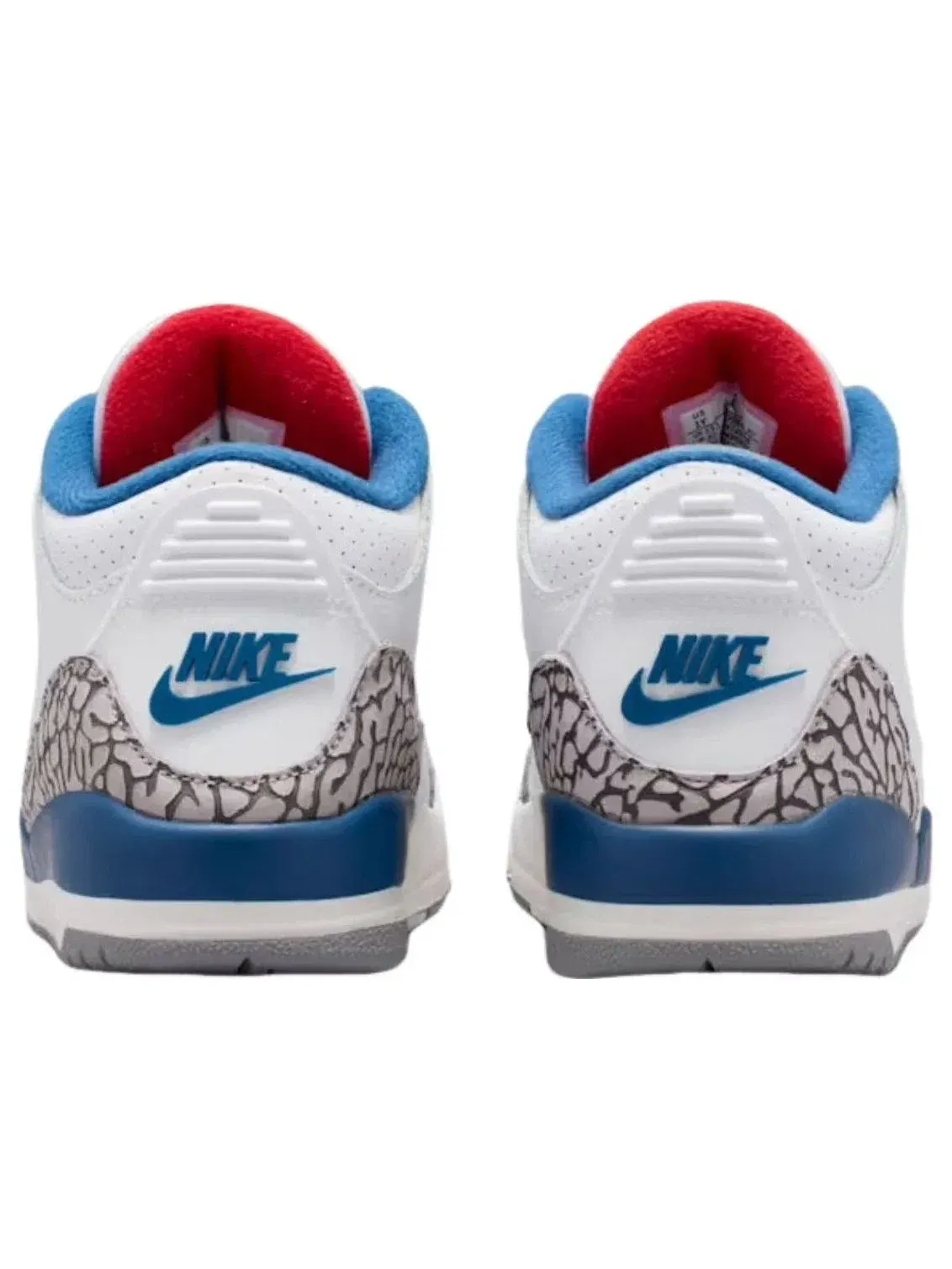 Детские кроссовки для мальчиков Air Jordan 3 Retro True Blue — изображение 4 из 5, белый