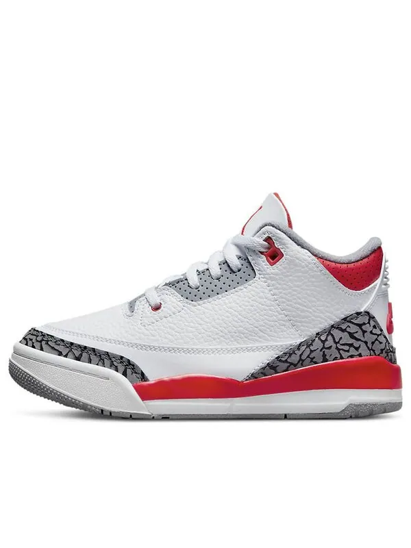 Кроссовки 3 ретро Air Jordan — изображение 1 из 4, белый/красный/черный
