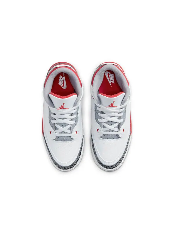 Кроссовки 3 ретро Air Jordan — изображение 4 из 4, белый/красный/черный