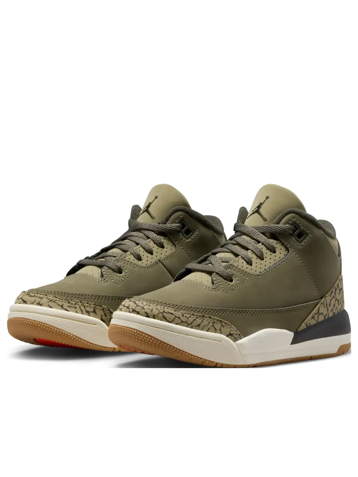Кроссовки (PS) Air Jordan 3 Retro 'Family Affair' — изображение 4 из 6, оливковый зеленый