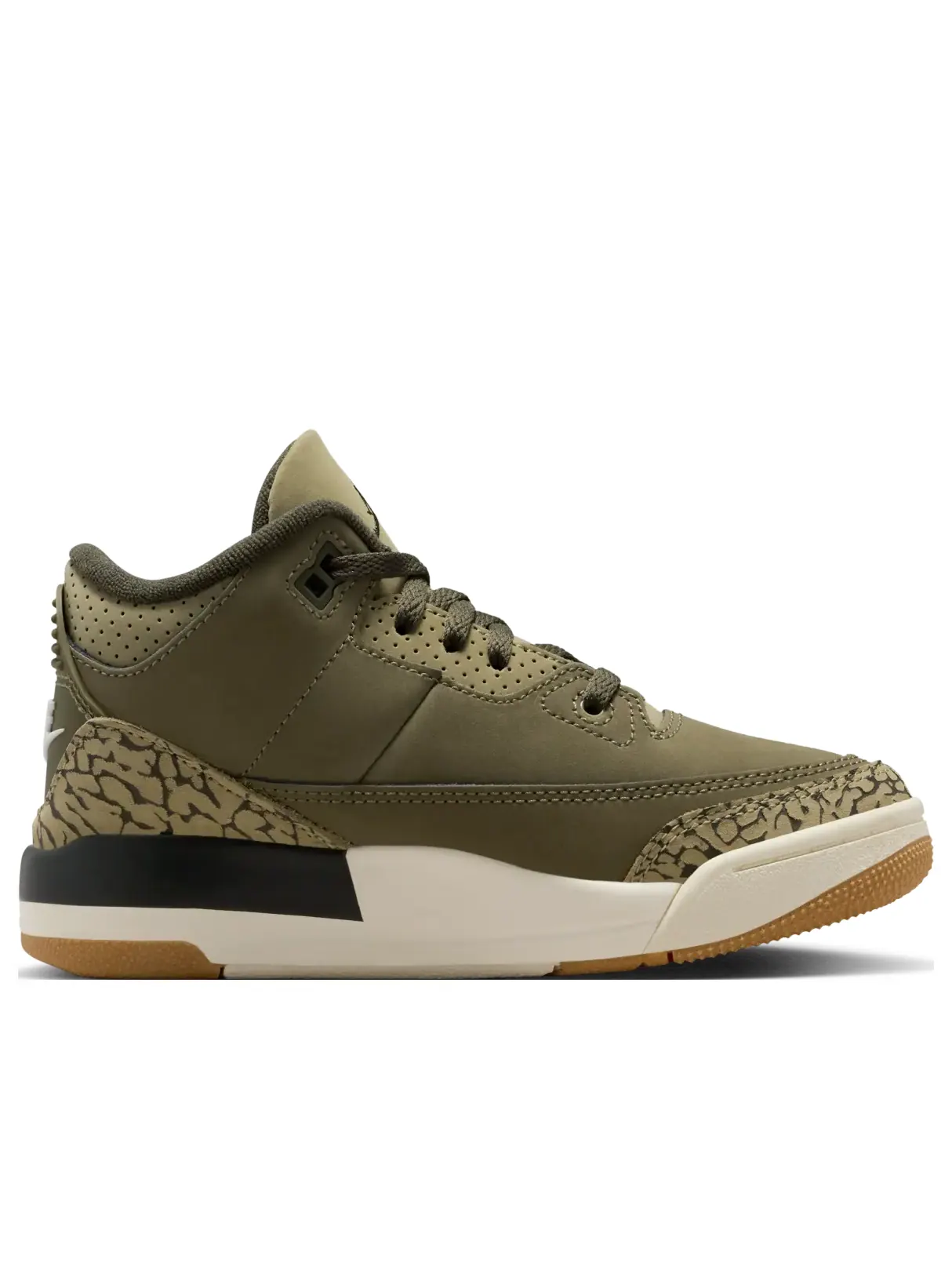 Кроссовки (PS) Air Jordan 3 Retro 'Family Affair' — изображение 6 из 6, оливковый зеленый