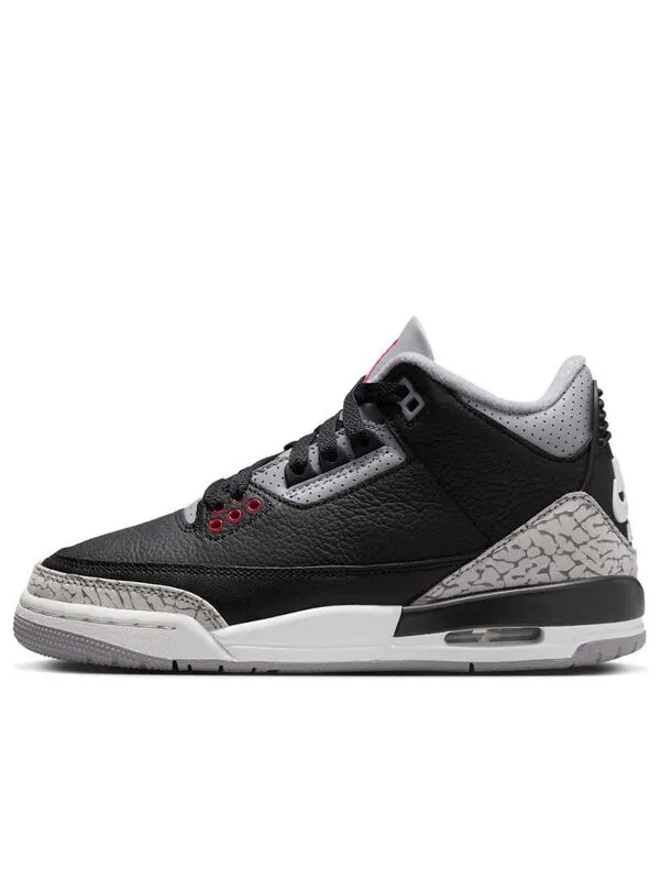Кроссовки 3 og 'black cement' 2024 Air Jordan — изображение 1 из 4, черный/красный/серый