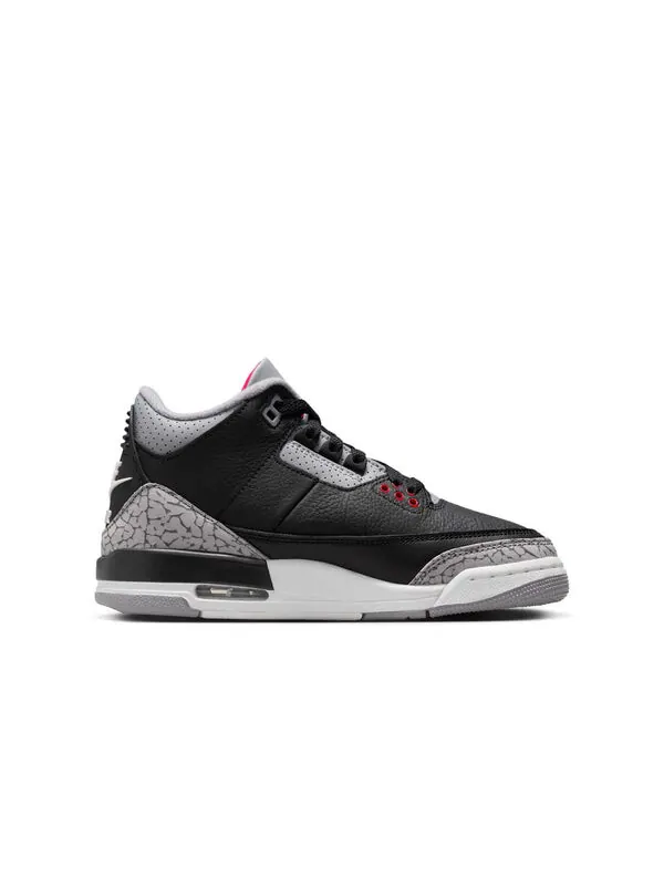 Кроссовки 3 og 'black cement' 2024 Air Jordan — изображение 2 из 4, черный/красный/серый