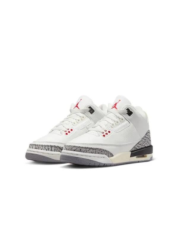 Кроссовки 3 retro 'white cement reimagined' Air Jordan — изображение 4 из 4