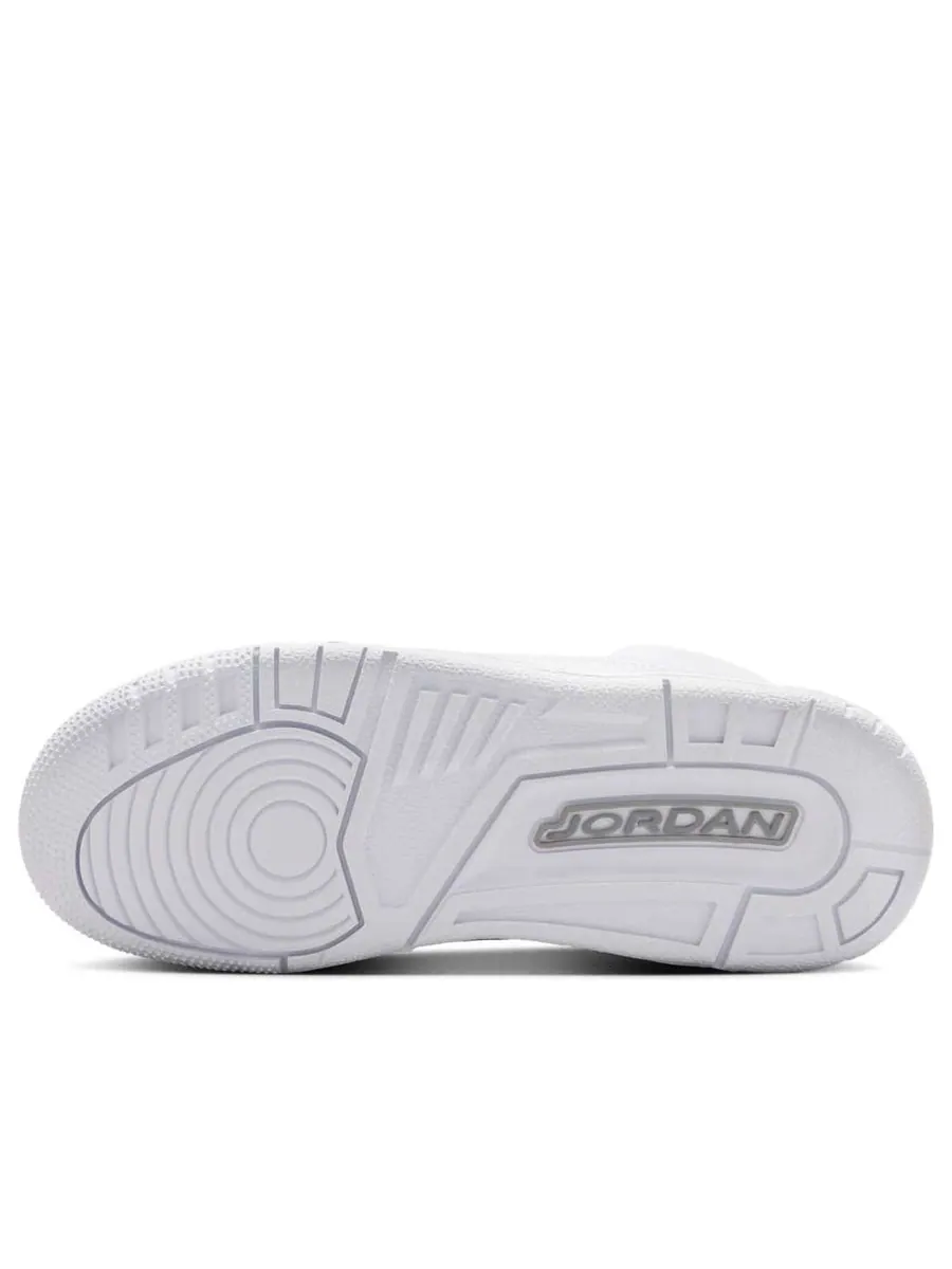 Кроссовки (GS) Air Jordan 3 'Pure Money' — изображение 6 из 6, белый