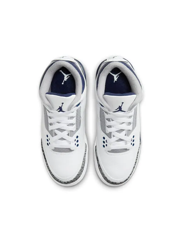 Кроссовки (GS) Air Jordan 3 Retro 'Midnight Navy' — изображение 3 из 4