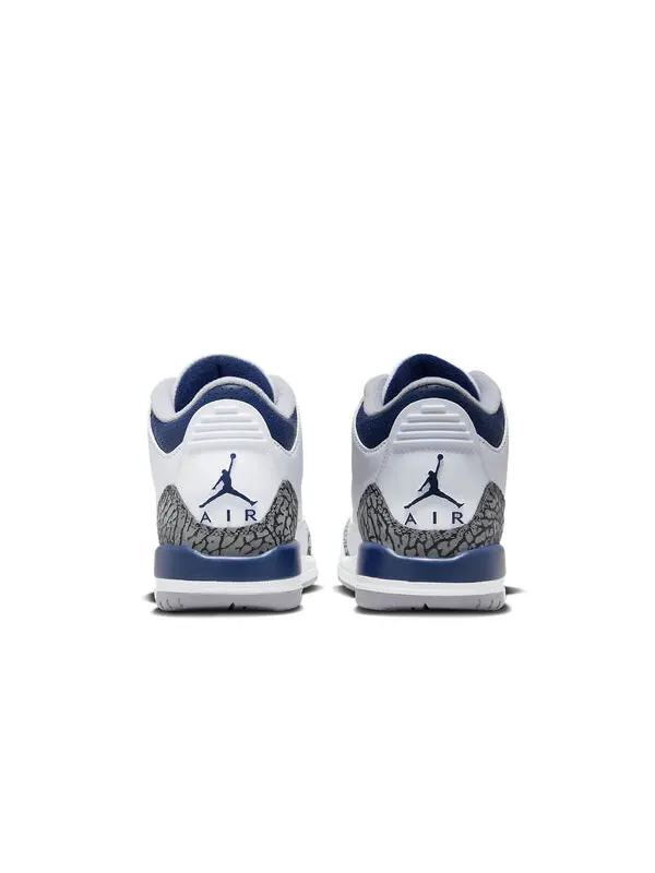 Кроссовки (GS) Air Jordan 3 Retro 'Midnight Navy' — изображение 4 из 4