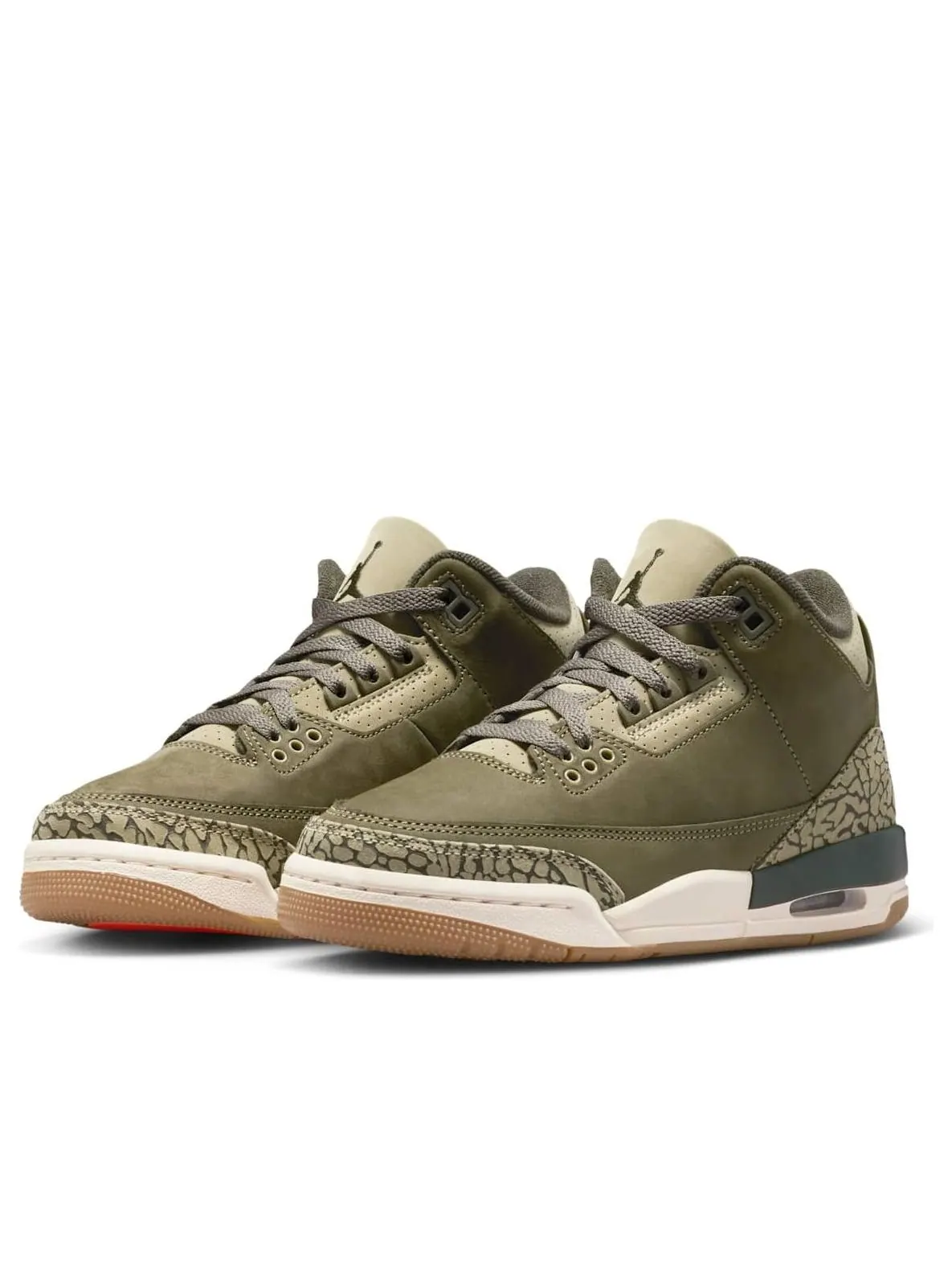 Кроссовки (GS) Air Jordan 3 'Family Affair' — изображение 4 из 6, зеленый