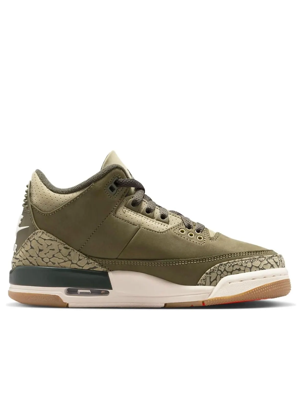 Кроссовки (GS) Air Jordan 3 'Family Affair' — изображение 6 из 6, зеленый