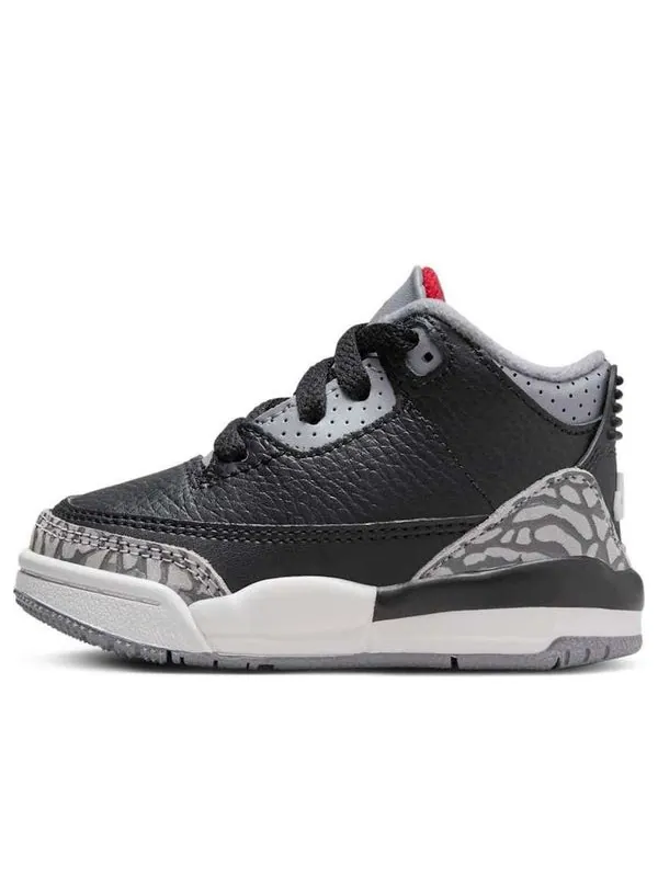 Кроссовки 3 og 'black cement' 2024 Air Jordan — изображение 1 из 4, черный/красный/серый