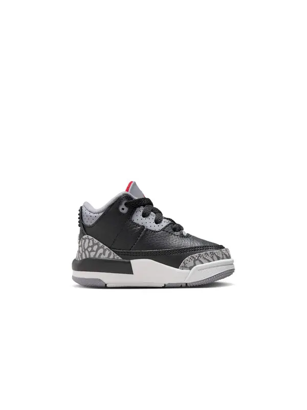 Кроссовки 3 og 'black cement' 2024 Air Jordan — изображение 2 из 4, черный/красный/серый