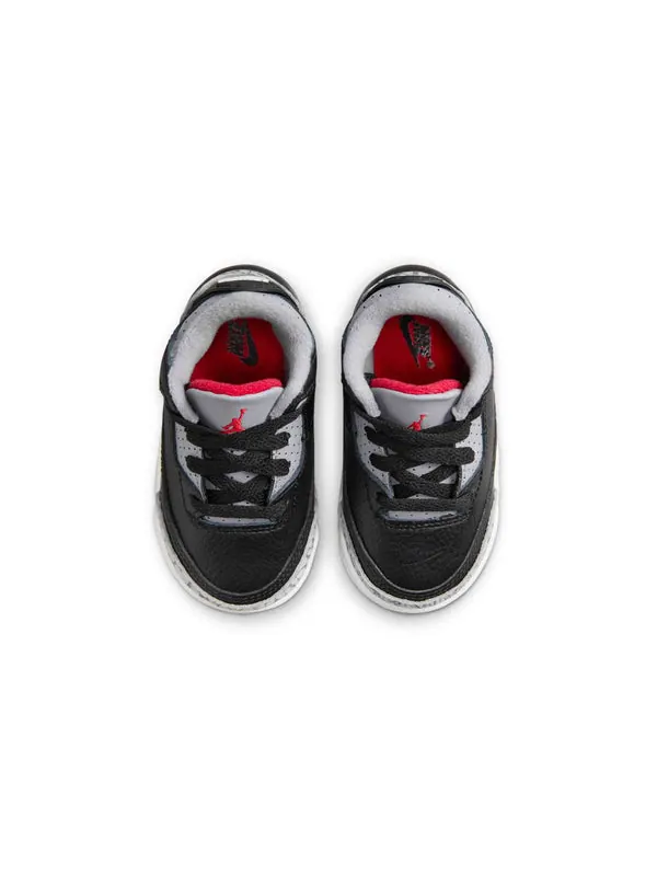 Кроссовки 3 og 'black cement' 2024 Air Jordan — изображение 4 из 4, черный/красный/серый