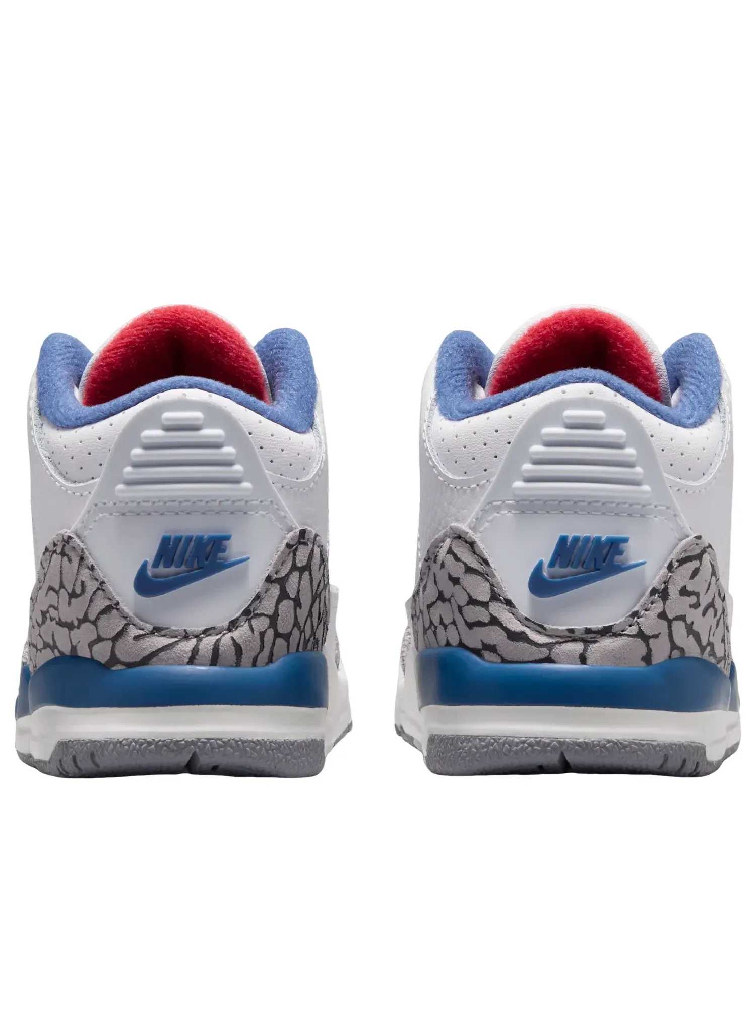 Детские кроссовки с кожаным верхом Air Jordan 3 Retro True Blue — изображение 5 из 6, белый