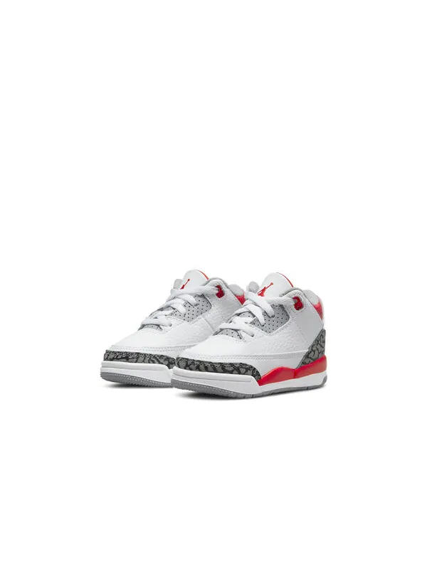 Кроссовки 3 ретро Air Jordan — изображение 3 из 4, белый/красный/черный