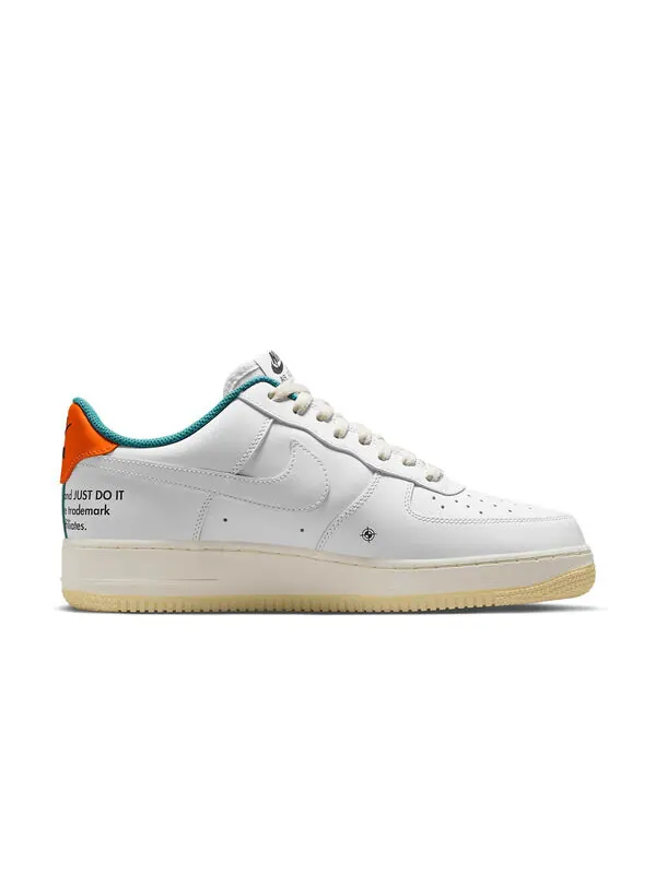 Кроссовки air force 1 '07 le 'starfish' Nike — изображение 2 из 4, белый/зеленый/оранжевый